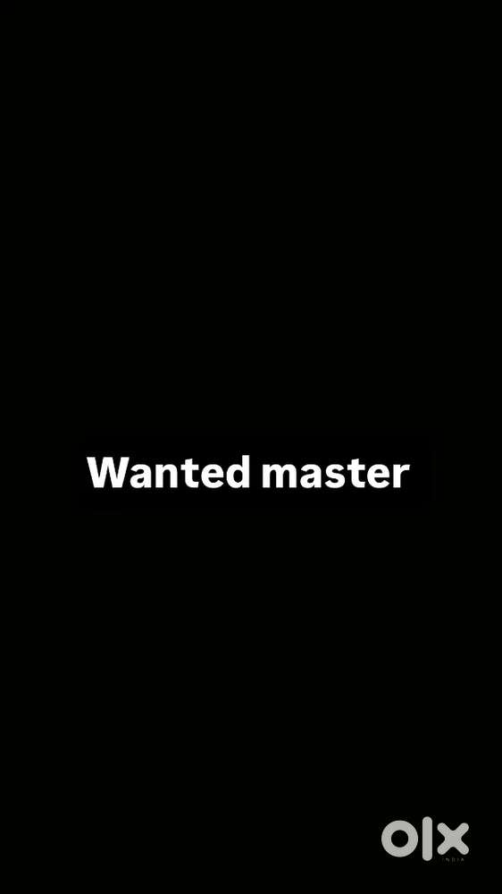 Wanted master for shawarma and wraps