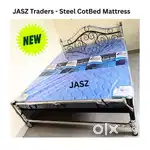 Furniture- Steel cot bed mattress Sales, all size available