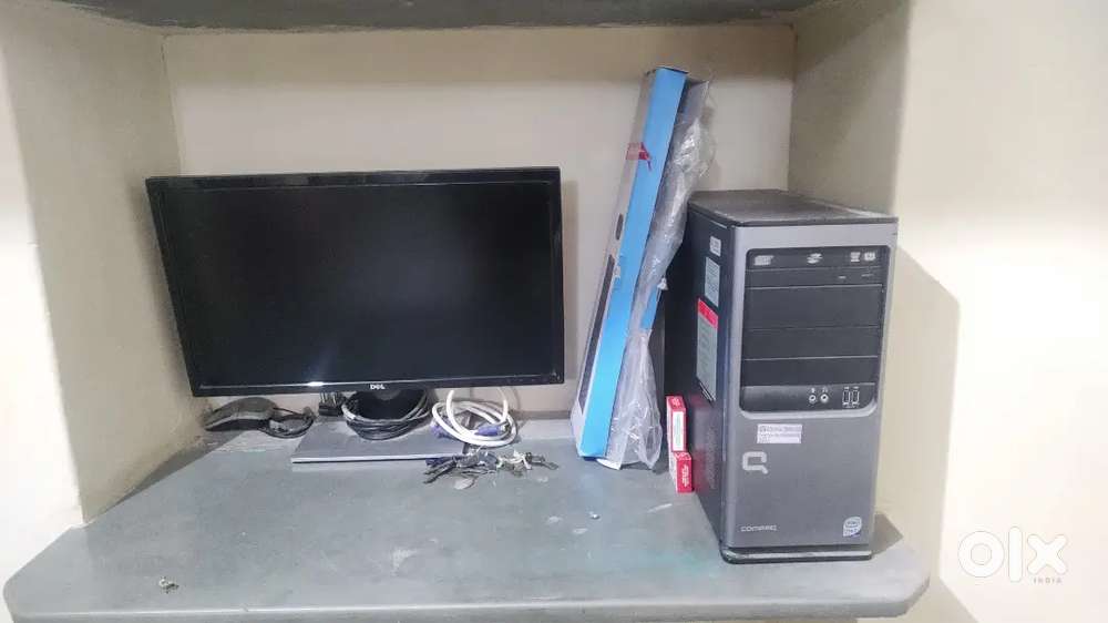 Dell monitor and Compaq C.P.U