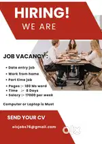 Computer Operator, Data entry Operator, and Work From Home