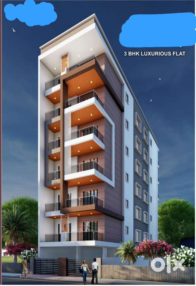 3 BHK Spacious Flat at Omkar Nagar