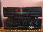 Kenwood kx w 8030 cassette Deck and stereo amplifier