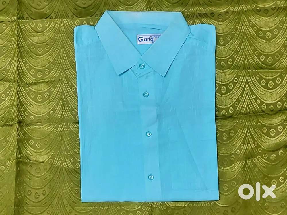 Shirt Mens 42 Size Cotton 100% by tailor made