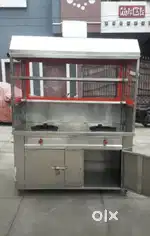 Fast food counter Good condition with two burners 1 month used