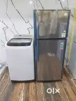 Godrej crom finish refrigerator and washing machine