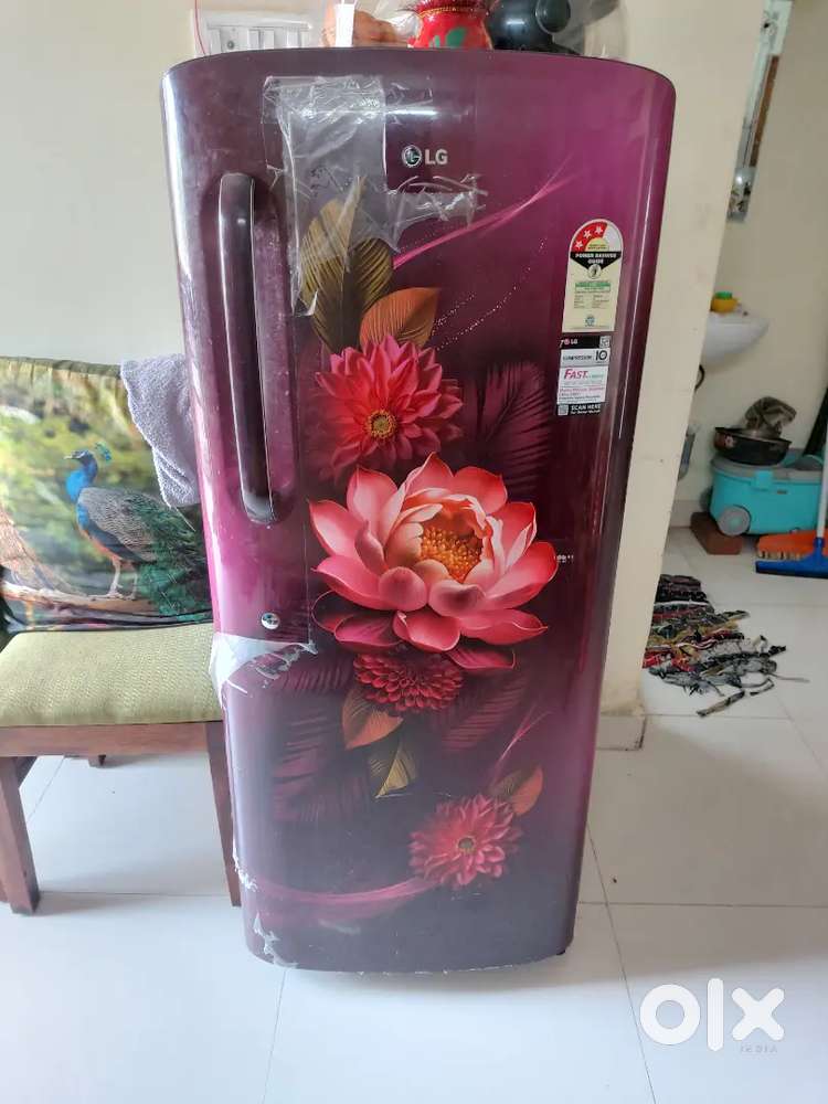 LG single door 224 liters 3 star rating only 4 month old sale