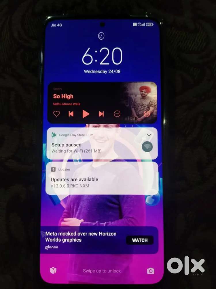 Poco x4 pro 8gb 128 storege bill box original charger anyone cantackme