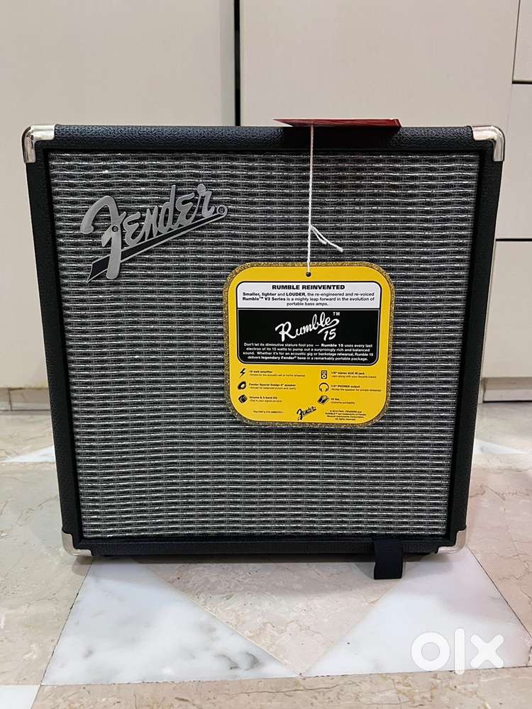 New!!! Fender Rumble 15 V3 Bass Guitar Combo Amplifier