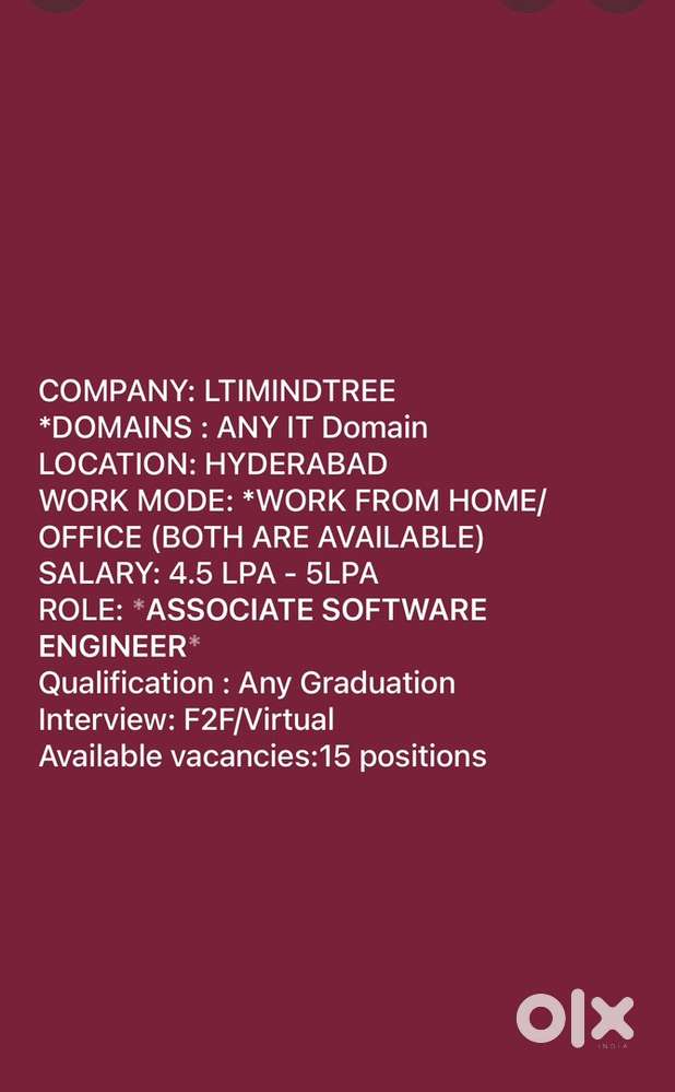 IT&NON-IT jobs, docs & certificates freshers and experienced