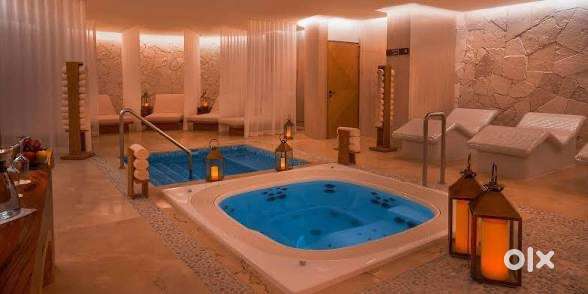 Female spa therapist