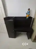 Shoe rack, tv bottom unit, study unit and almirah, two revolving chair