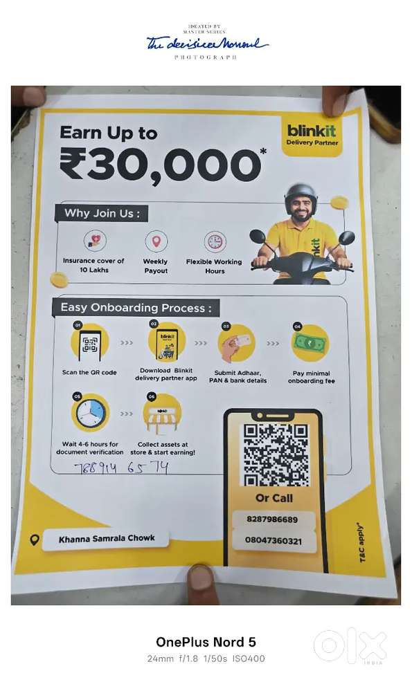 BLINKIT DELIVERY PARTNERS