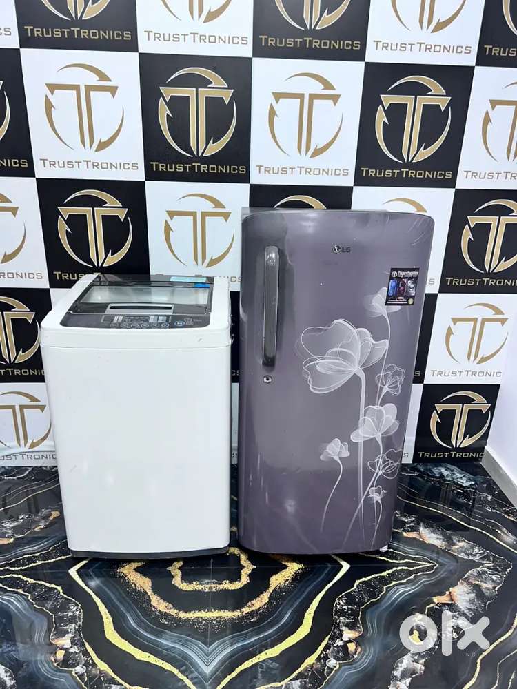 Combo deals of LG brands washing machine & fridge