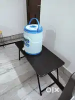 Folding Wooden table with Cello water container