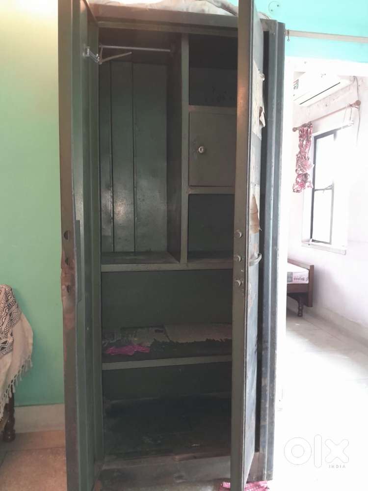 Steel almirah With locker and TV