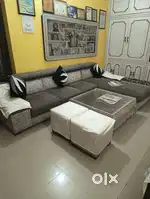 A one condition 7 seater L shape sofa set