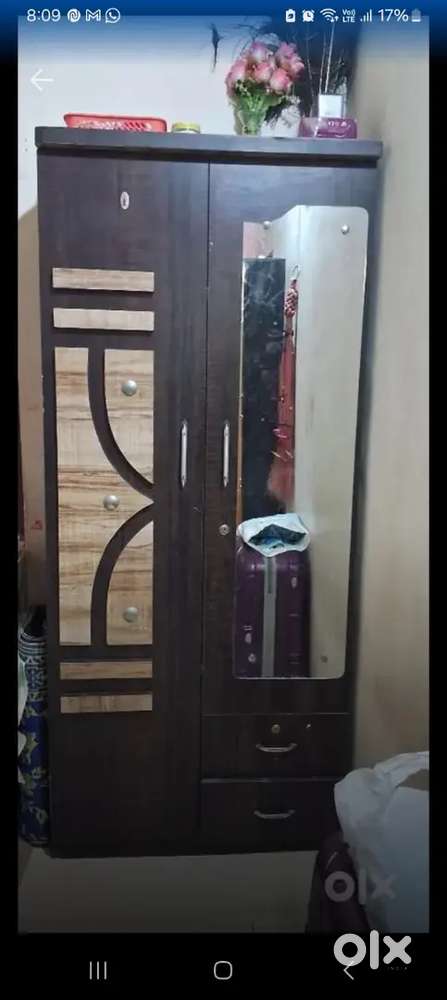 Wardrobe with mirroe