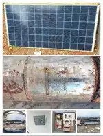 Solar pannels and control box