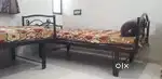 Iron bed with sponge(gadla)