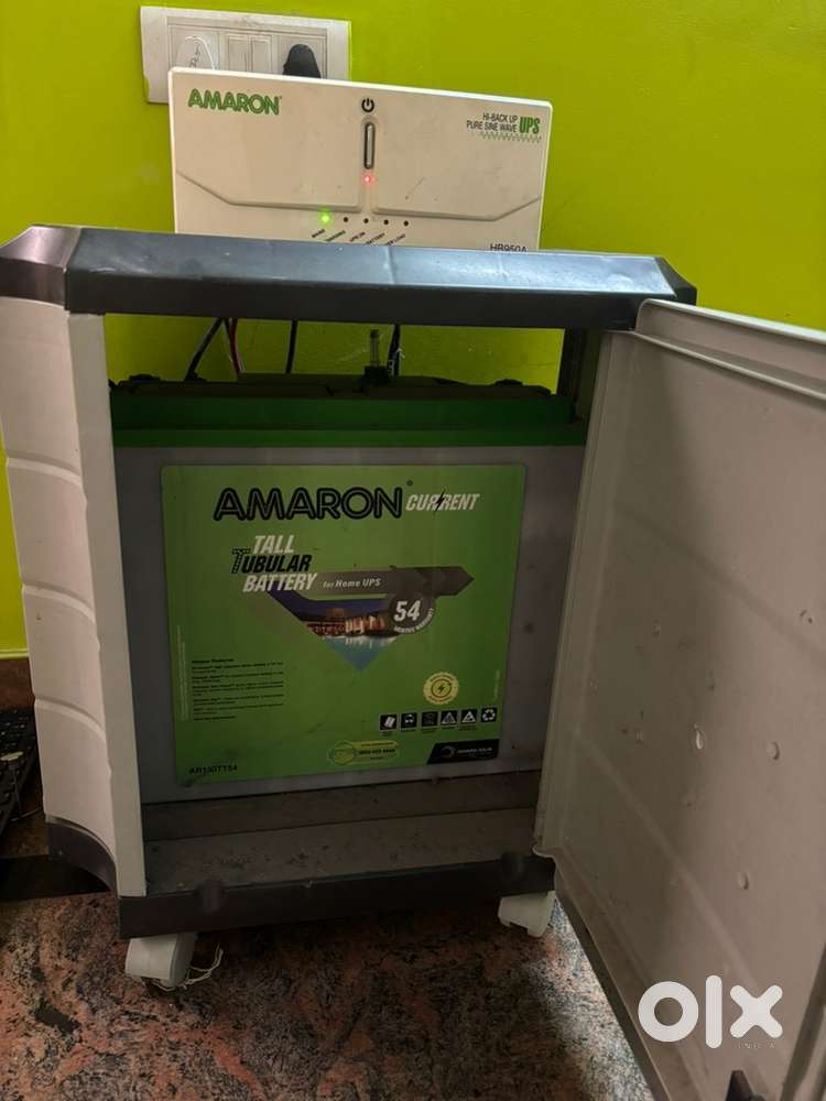 Amaron Inverter + Tall Tubular Battery Combo – 12 Hrs Backup!