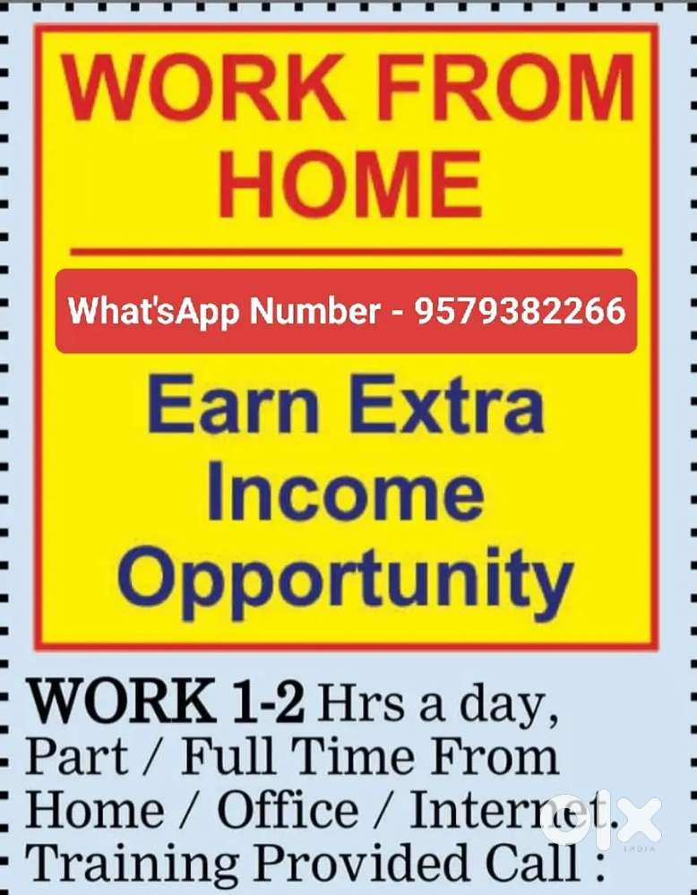Work From Home Opportunity Social Media