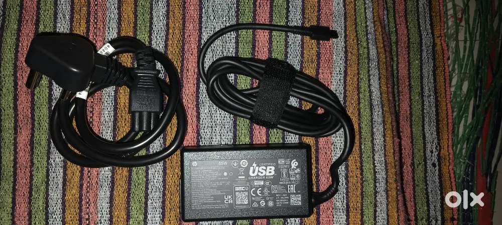 Hp 65w type c charger original, Dell wired keyboard- Mouse