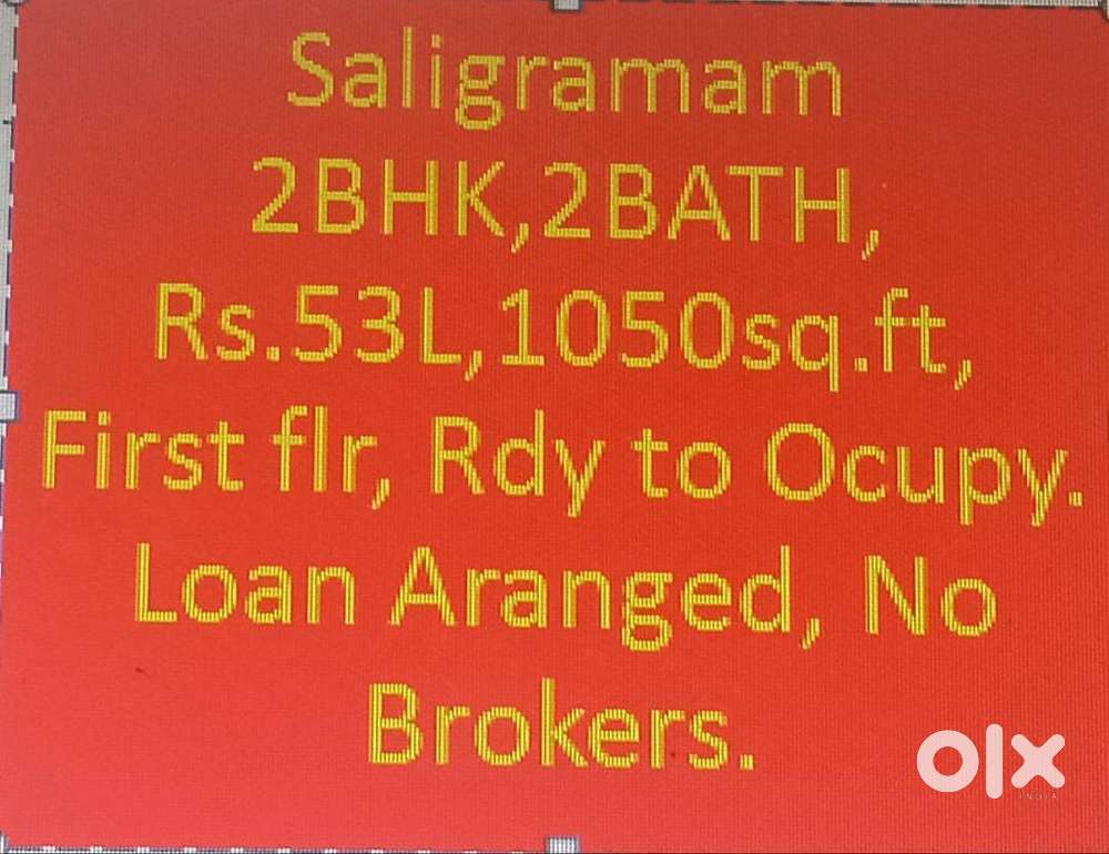 Resale flat Sale at Saligramam