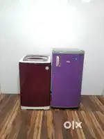 Whirlpool genius single door refrigerator and 7kg washing machine