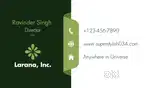 Visiting cards Business cards.