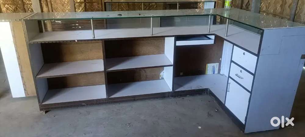 3 years old Wall shelf and 2 showcases