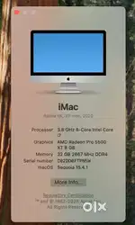 Mint Condition iMac 2020 (27″ Retina 5K) – i7 / 32GB RAM + Magic Ke