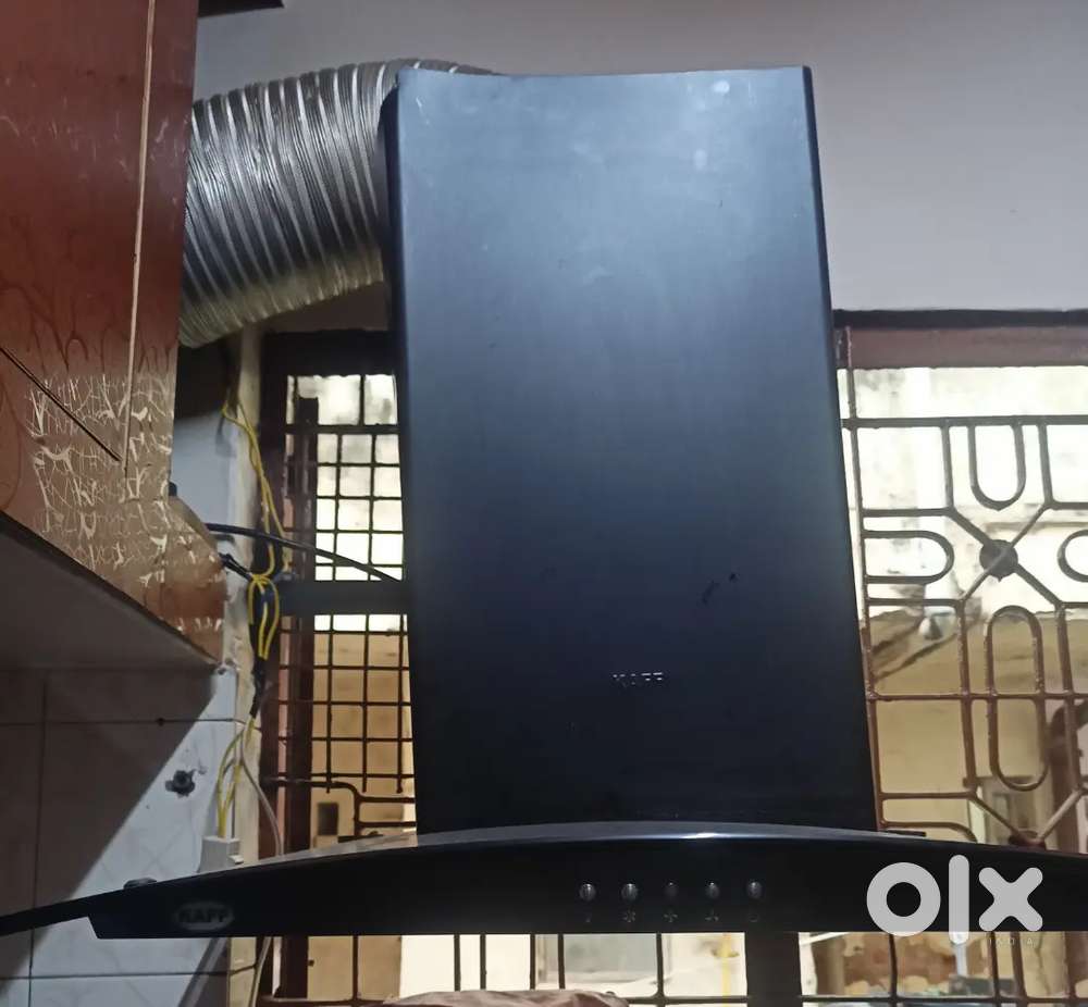 Kaff kitchen chimney, rack and veg stand