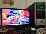 19 INCHES LED MONITER COR2DEUO 3GBRAM 160 HARDISK DVDWRITER KEYBOARD