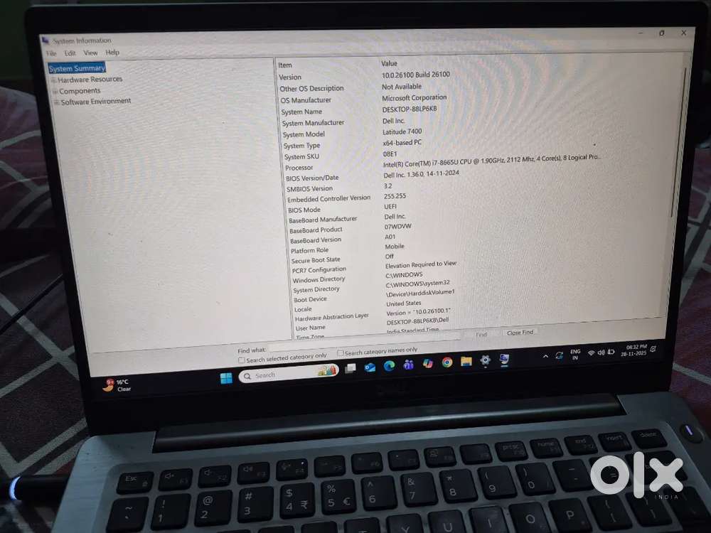 Dell Latitude 7400 Touch Screen