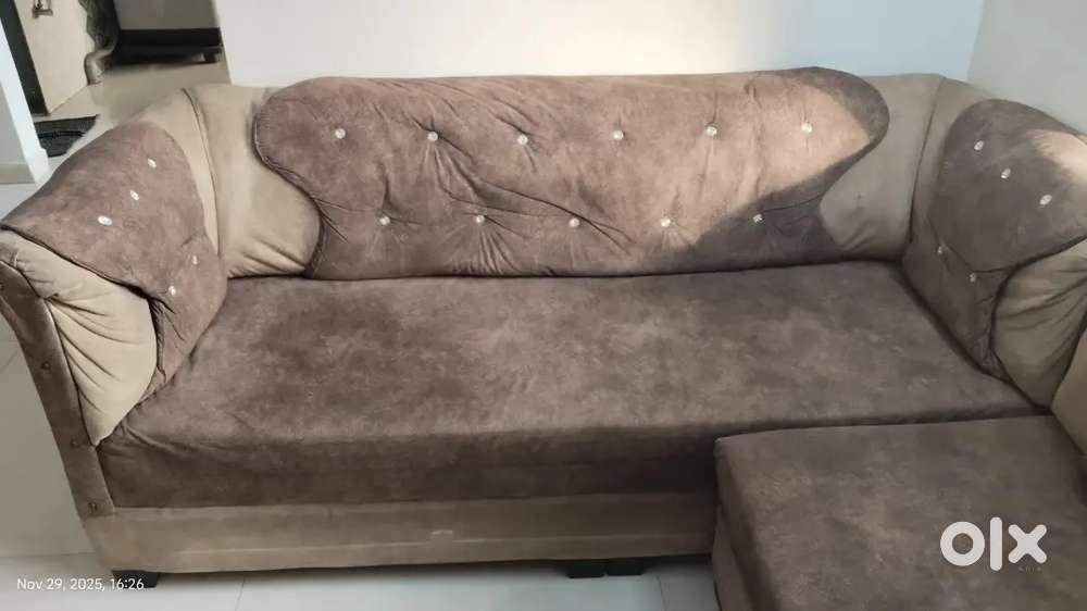 L shape sofa  want to sell urgently