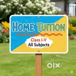 HOME TUITION,Class- I-V,All Subjects