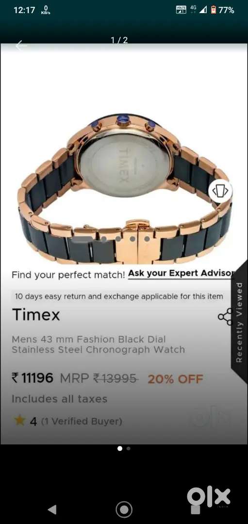 Timex Chronograph Watch, Water resistance,Best price