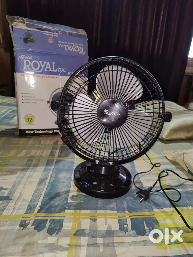 New Gold Royal DX Table Fan