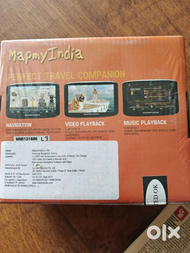 For Sale: MapmyIndia Lx340 In-Car GPS Navigator (Unboxed)
