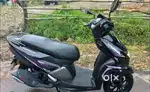 Ntorq 125 with sports leg guard