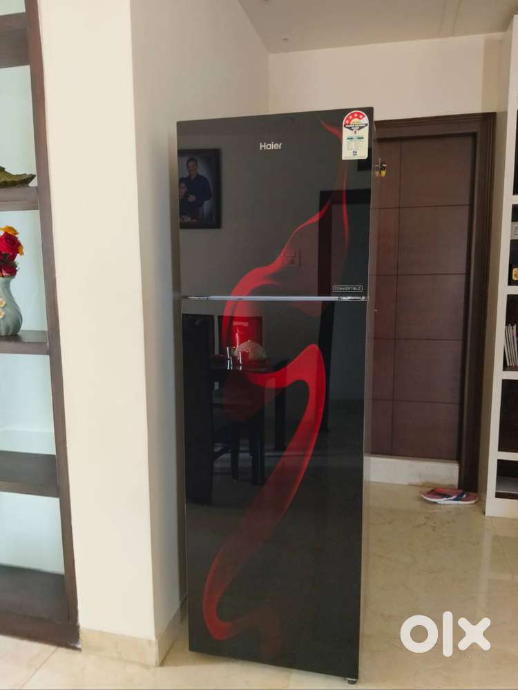 Haier Glass Fridge - Convertible of 3 yrs old