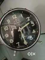 Clock black dial