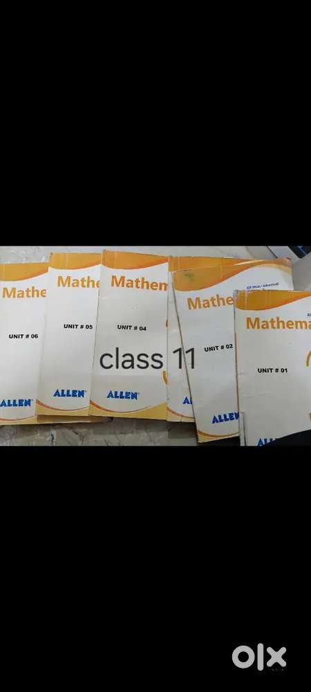 ALLEN Jee Modules class 11