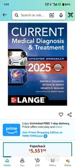 Current medical diagnosis and treatment 2025