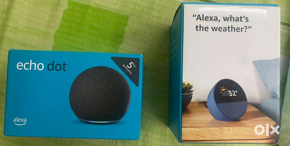 Amazon echo dot and echo spot