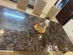 Black marble dinning table