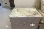 Brand New Centre Table with glass top and storage