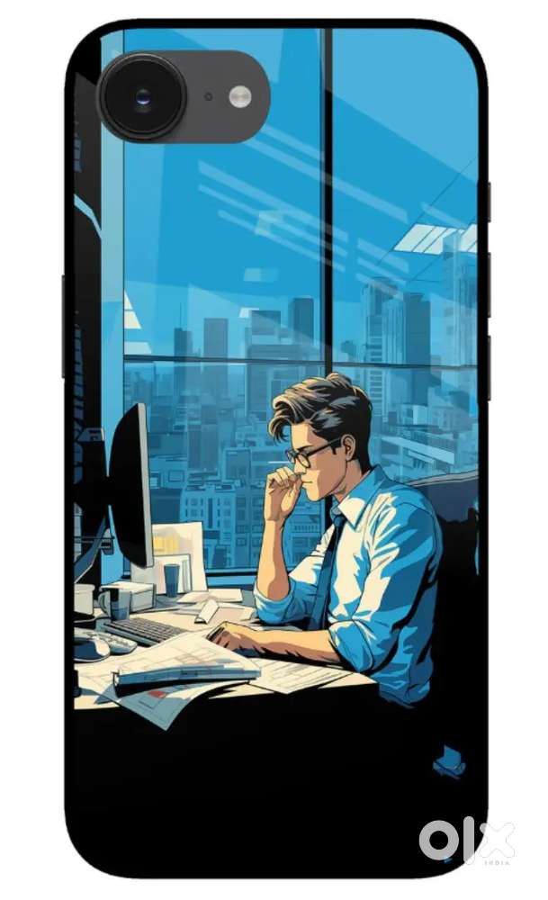 Focused Hustler(AI Generated) iphone 16e Glass case