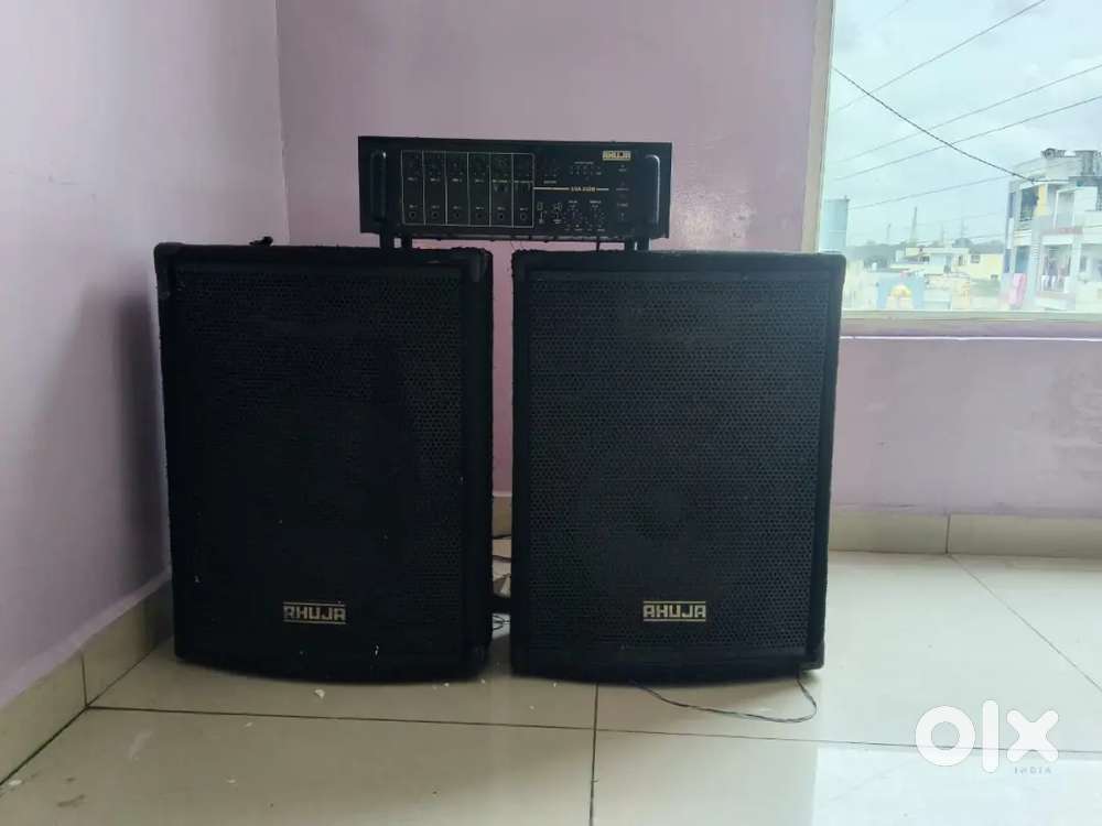 Ahuja Speakers with Amplifier for sale