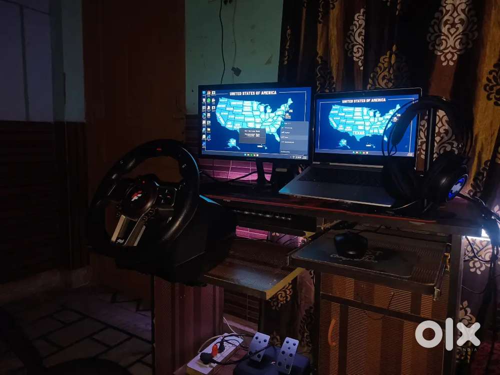 Flash fire Suzuka 900A 900 and 270 degree steering wheel with 2 pedals